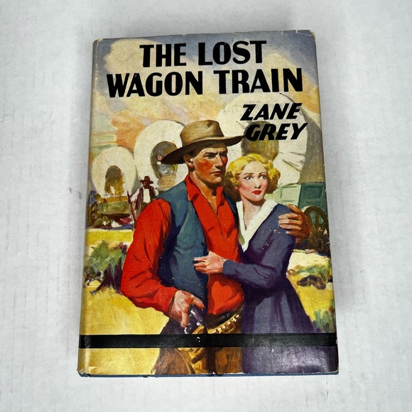 The Lost Wagon Train by Zane Grey Harper & Brothers Western Hardback 1936 - Picture 9 of 11